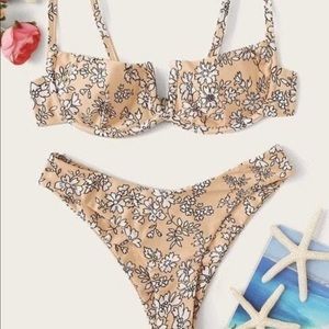 SheIn floral bikini